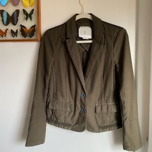 Anthropologie Cotton Blazer